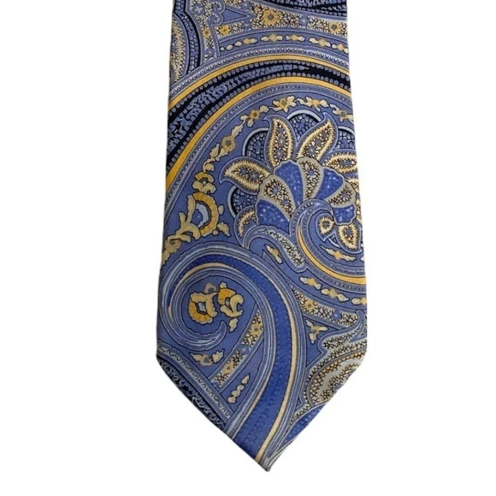 Resilio‎ 100% Silk Paisley Tie (Necktie)